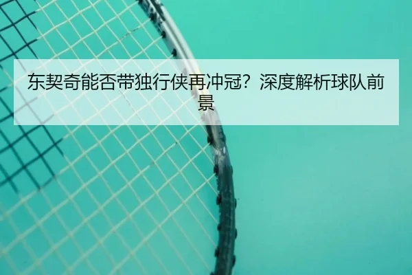 东契奇能否带独行侠再冲冠？深度解析球队前景